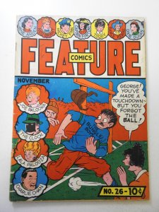 Feature Comics #26 (1939) FR/GD Condition see desc