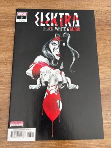 Elektra Black White & Blood # 3 NM 1st Print Variant Cover Marvel Comics 17 J280