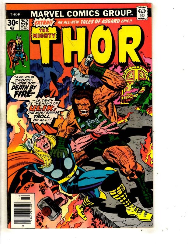 8 Mighty Thor Marvel Comics # 248 249 250 251 252 253 255 256 Loki Odin RH4