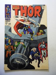 Thor #156 (1968) VG+ Condition