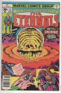 ETERNALS #12, FN+, Jack Kirby, Uni-Mind, 1976 1977, more JK in store