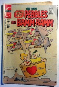 Pebbles and Bamm-Bamm #9 (1972) Charlton Comics Bamm-Bamm Rubble 1st Print
