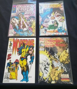 WOLVERINE 4PC (VF)JUBILEE, THANOS, STATE OF GRACE, GHOST RIDER, WEREWOLF 1992-93