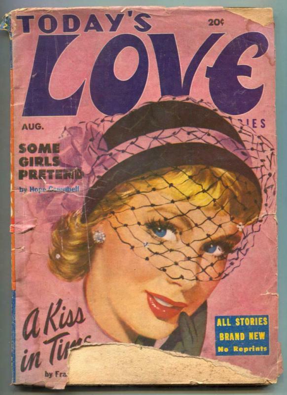 Today's Love Pulp August 1951- Some Girls Pretend G