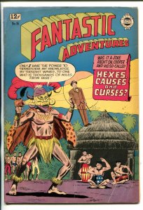 FANTASTIC ADVENTURES #16-1963-VOO DOO COVER-HORROR-NUDITY-good