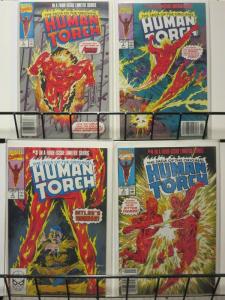 HUMAN TORCH, SAGA OF THE ORIGINAL (1990) 1-4  COMPLETE!