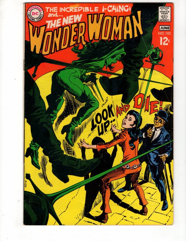 Wonder Woman #182 A TIME TO LOVE, A TIME TO DIE! BSilver Age DC / ID#NN