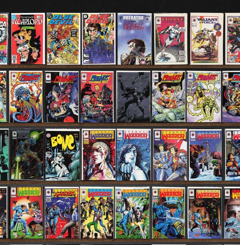 Huge Lot 150+ Comics with Magnus Robot Fighter, Eternal Warrior & More!