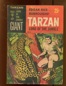 Edgar Rice Burrough's Tarzan #1 - Jesse Marsh Paper Cover! (6.0/6.5) 1965