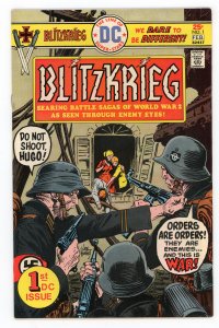 Blitzkrieg #1 (1976) WWII Joe Kubert Cover NM-