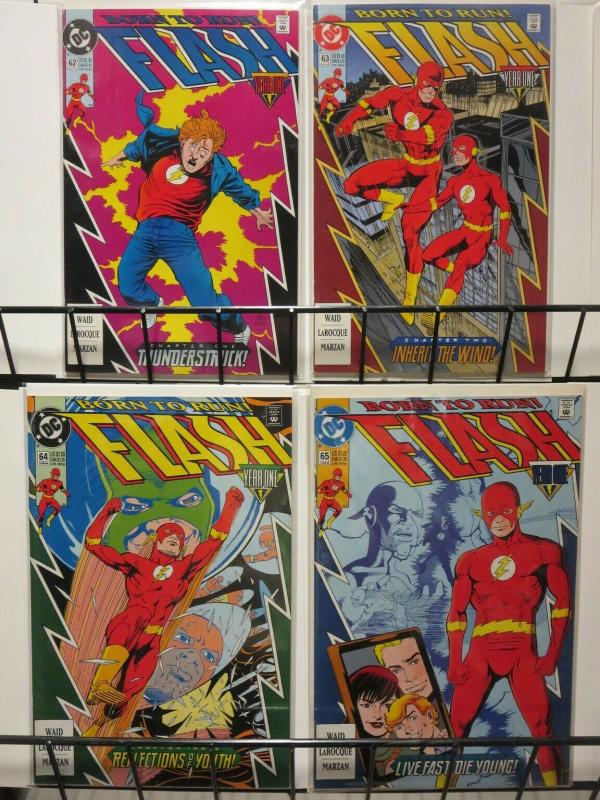 FLASH (1987) 62-65  Flash Year One : Born To Run