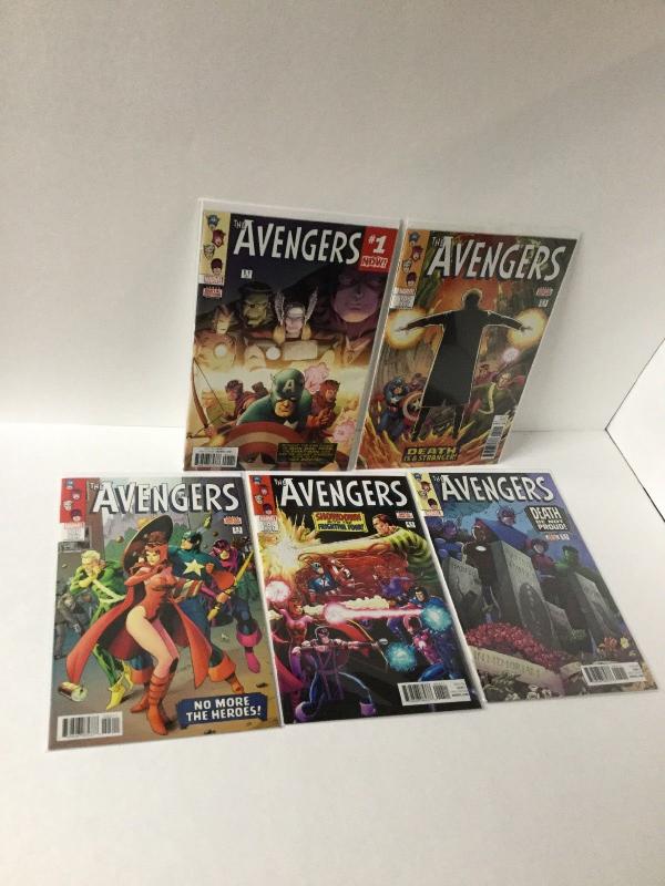 Avengers 1.1 1.2 1.3 1.4 1.5 1.1-1.5 Nm Near Mint Marvel A27