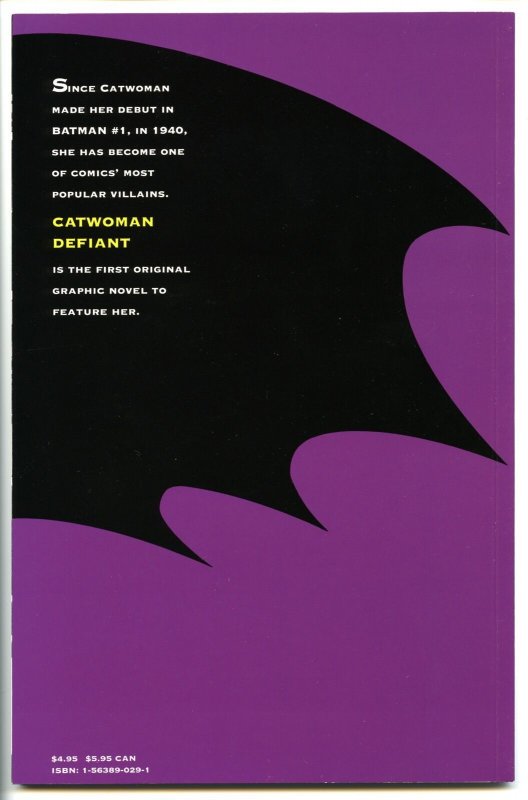 BATMAN: Catwoman Defiant - High grade!