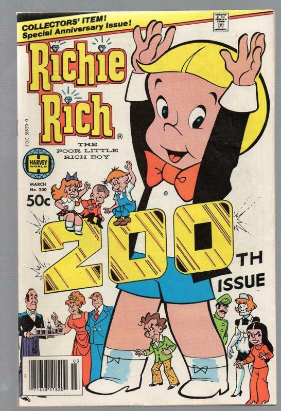 RICHIE RICH  (1960-1991) 200 VG-F Mar. 1981