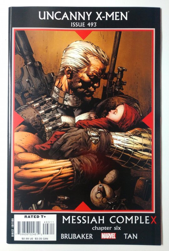 The Uncanny X-Men #493 (9.4, 2008) 1st team app of new X-Force roster