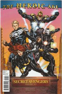 6 Secret Avengers Marvel Comics # 1 2 3 4 5 6 Captain America Black Widow LH7