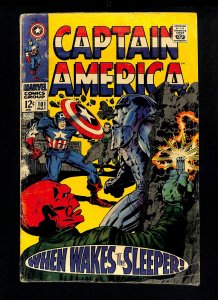 Captain America #101 Red Skull Nick Fury Sleeper!