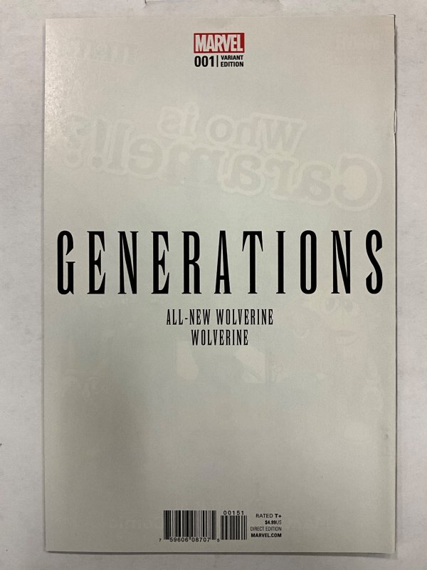 Generations: Wolverine & All-New Wolverine Fan Expo Cover A (2017)