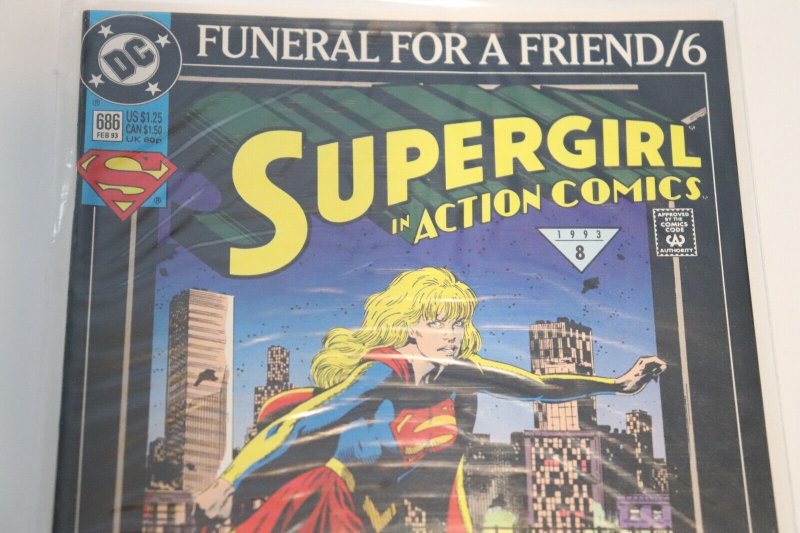 Action Comics #686 Death of Superman Crossover