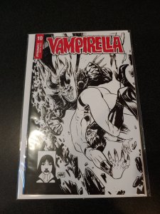 Vampirella # 10 Gorham 1:25 Homage B&W Variant Dynamite NM
