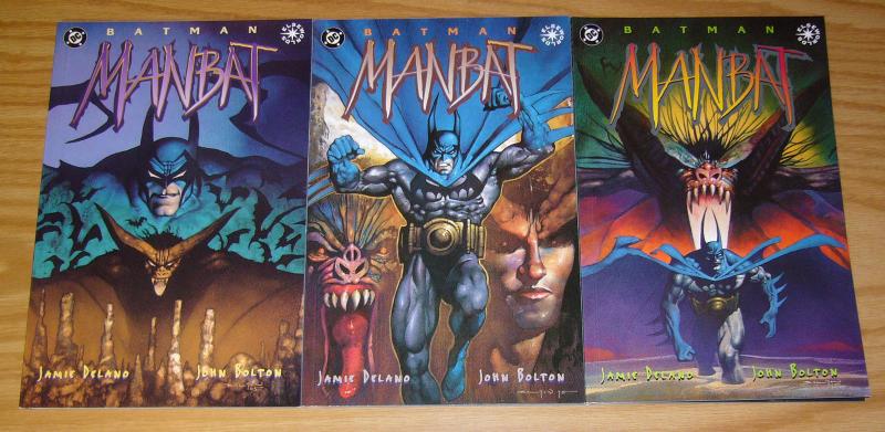 Batman: Man-Bat #1-3 VF/NM complete series - john bolton - elseworlds manbat 2