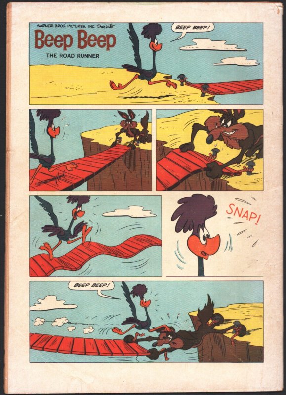 Beep Beep The Road Runner-Four Color Comics #1046 1960-Warner Bros cartoon