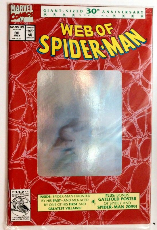 Web of Spider-Man #90, Anniversary issue celebrating 30 years of Spider-Man 