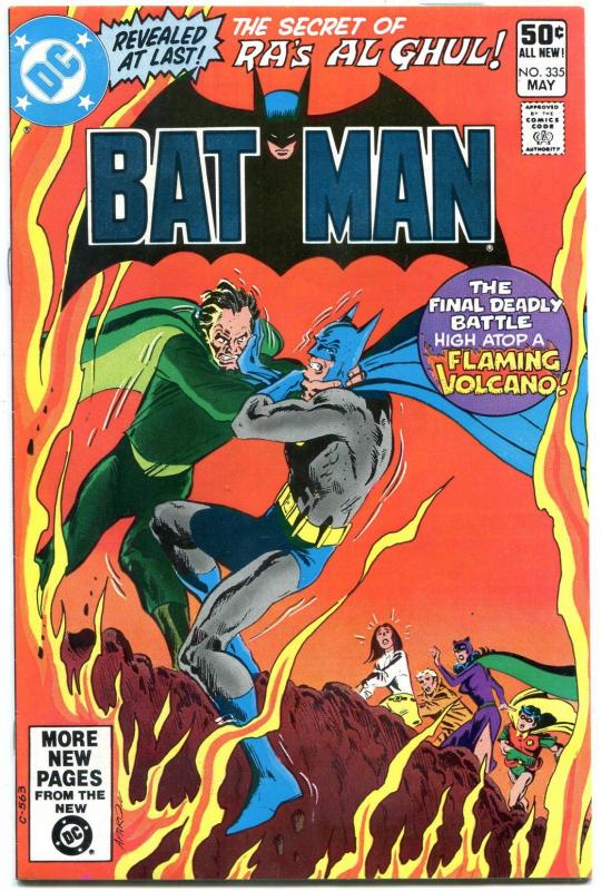 Batman 335 1981Bronze AgeDC comics Catwoman Ra's Al Ghul NM