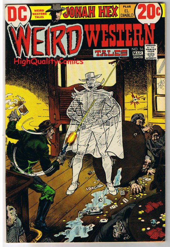 WEIRD WESTERN #16, VF, Jonah Hex, Alfredo Alcala, 1972,  more JH in store