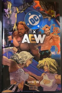 DC x AEW #1-2 GIANT SIZE FOIL SPECIAL EDITION! Treasury! All Elite Wrestling! KO