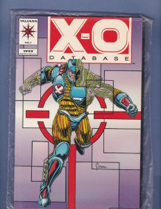 X-O Manowar Retribution Graphic Novel Sealed In Bag with Database #1 Valiant