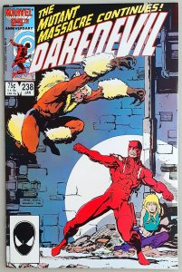 Daredevil 238 (1987) 1st KEY Battle vs Sabretooth MCU DIsney Series Xmen Mutant