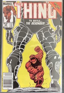 The Thing #30 Newsstand Edition (1985, Marvel) Versus The Beyonder. VF/NM