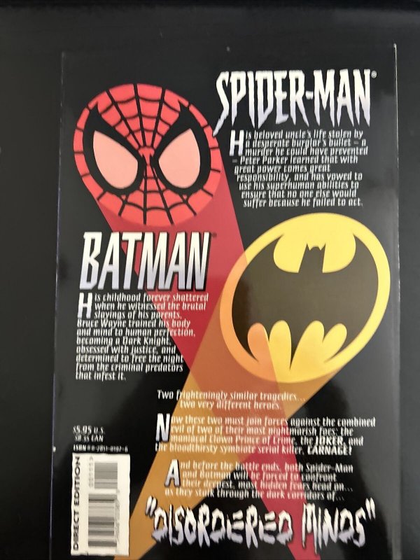 Prestige Batman Spiderman Vs. Joker & Carnage Rare 1995 Comic VF-NM