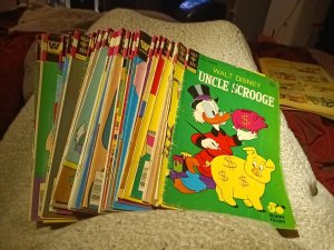 Uncle Scrooge 35+ Issue Bronze Age Gold Key Whitman Disney Comics Lot Run Set...