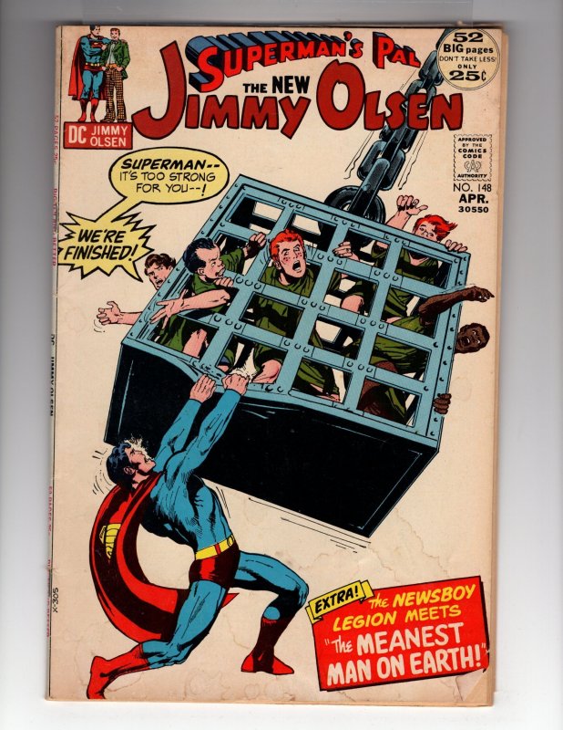Superman's Pal, Jimmy Olsen #148 (1972) Jack KING Kirby! Bronze DC / HCA3