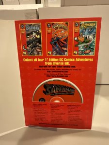 DC CD ROM 4 Book Complete Set 1996 Superman Batman Aquaman Superboy