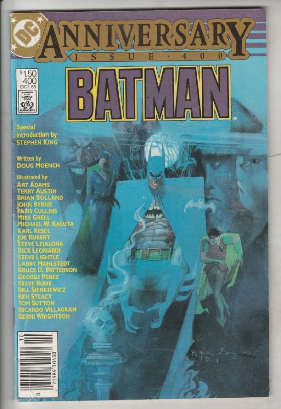 Batman #400 (Oct-86) VF High-Grade Batman, Robin the Boy Wonder