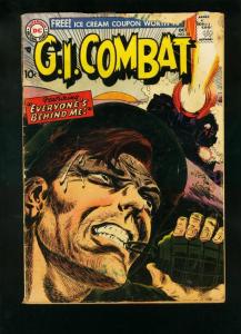 G.I. COMBAT #53 1957-DC COMICS-GRENADE COVER-JOE KUBERT FR/G