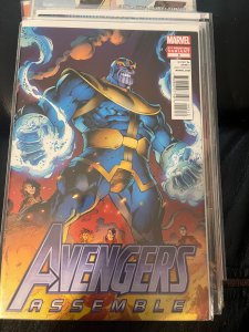 Avengers Assemble #3 Second Print Cover (2012)