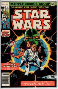 Star Wars #1 Second Print 30-Cent Cover (1977) 7.0 FN/VF 348