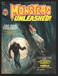 Monsters Unleashed #1 1973-First issue-Gray Morrow werewolf cover-Gene Colon-...