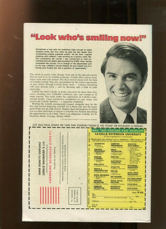 ASTONISHING TALES #32 (7.0) SLAUGHTER IN THE SUBWAY! 1975