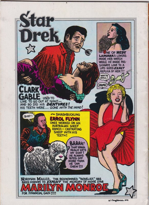 Sleazy Scandals of the Silver Screen (1974) Marilyn Monroe 1st printing