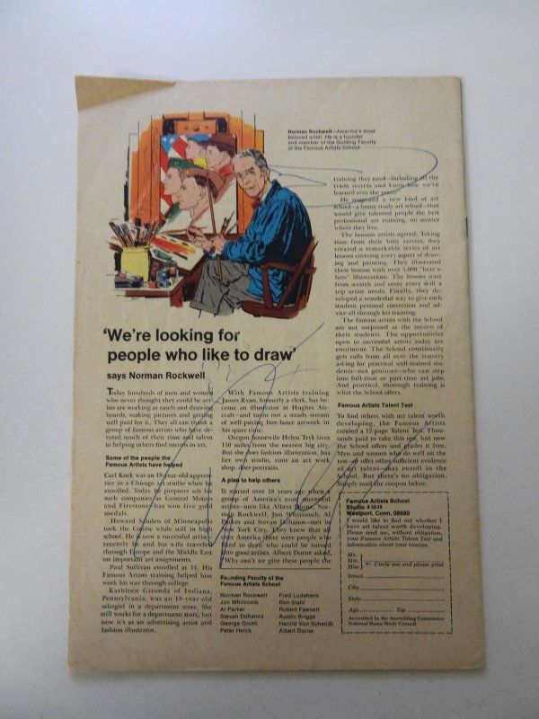 Fantastic Four #83 (1969) VG- condition ink back cover