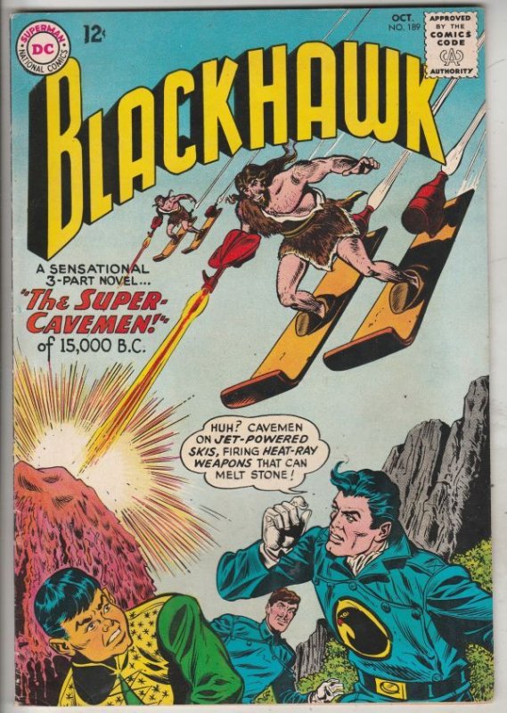 Blackhawk #189 (Oct-63) NM- High-Grade Black Hawk, Chop Chop, Olaf, Pierre,Ch...