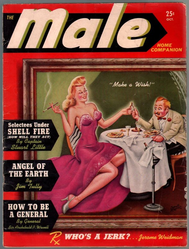 Male Home Companion #1 10/1942-Atlas-Stan Lee-Norman Saunders-1st issue-VG+ 