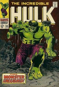 Incredible Hulk (1968 series)  #105, Fine- (Stock photo)