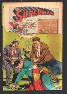 SUPERMAN #92-1954-DC-Distributor return copy-title strip removed-pre code-Ful...