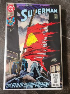 Superman #75 Second Printing Variant (1993) DEATH OF SUPERMAN